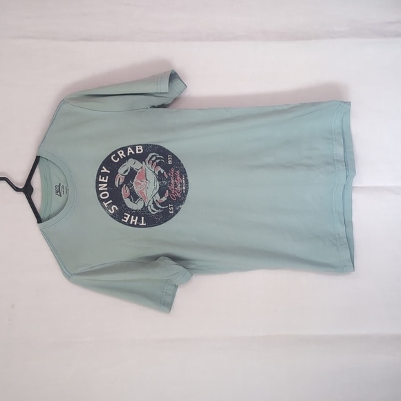 Izod Saltwater Teal The Stoney Crab Tee Size Small - Picture 1 of 5